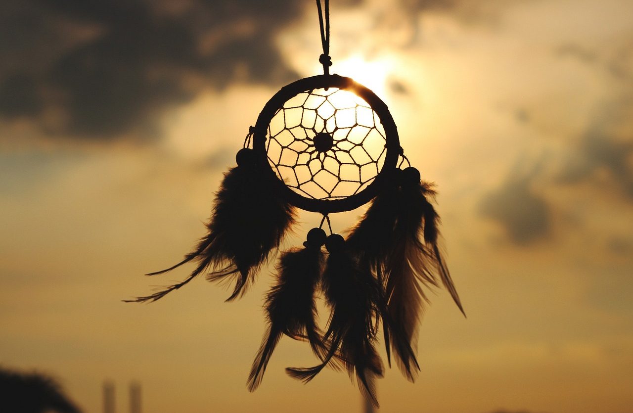dream catcher, culture, indian, dream, sun, tradition, belief, nature, blur